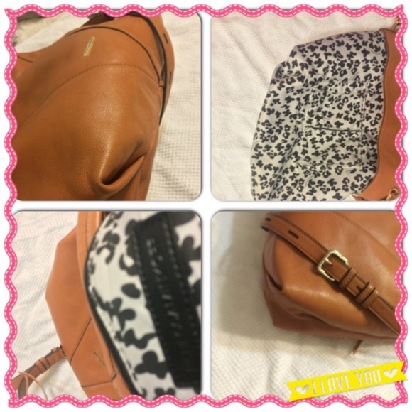 Brown Leather Rebecca Minkoff Moto Hobo Bag - Picture 2 of 4